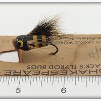 Mack's Tackle Workshop Bumble Bee Shakespeare Mack's Flyrod Bug On Card