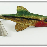 Fred Arbogast Green & Gold Tin Liz