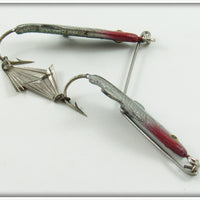 Fred Arbogast Green & Silver Twin Liz