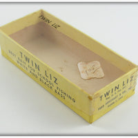 Fred Arbogast White & Red Twin Liz In Box