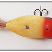 Heddon Red & White With Black Mask Weedless Widow