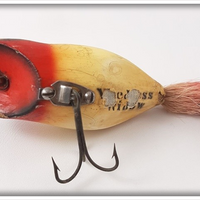 Heddon Red & White With Black Mask Weedless Widow