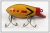 Creek Chub Red & Yellow Victory Finish Dive Bomber Kreeker Lure 6629