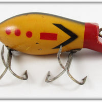 Creek Chub Red & Yellow Victory Finish Dive Bomber Kreeker Lure 6629