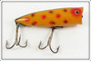 Vintage Heddon Spotted Orange Chugger Spook Lure 9540 SO