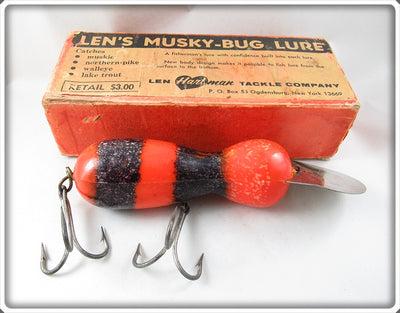 Len Hartman Orange Wasp Musky Bug In Box