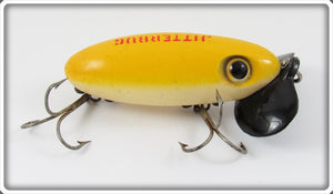 Arbogast Yellow Plastic Lip Jitterbug