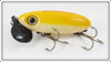 Arbogast Yellow Plastic Lip Jitterbug