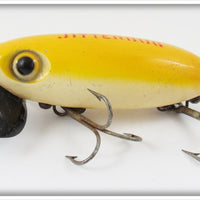 Arbogast Yellow Plastic Lip Jitterbug