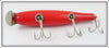 Creek Chub Special Red & Black With Glitter Pikie