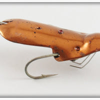 Lou J Eppinger All Copper Winged Dardevle's Imp In Box