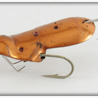 Lou J Eppinger All Copper Winged Dardevle's Imp In Box