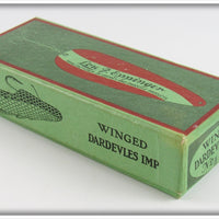 Lou J Eppinger All Copper Winged Dardevle's Imp In Box