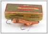 Lou J Eppinger All Copper Winged Dardevlet Lure In Box