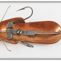 Lou J Eppinger All Copper Winged Dardevlet In Box