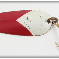 Lou J Eppinger Copper Red With White Chunk Dardevlet In Box