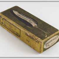 Lou J Eppinger Copper Red With White Chunk Dardevlet In Box