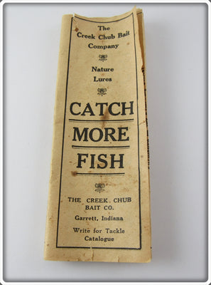 Creek Chub Early Pocket Catalog 1918-1925