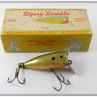 Vintage Wood's Mfg Co Chub Dipsy Doodle Lure In Perch Box