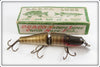 Vintage Creek Chub Perch Jointed Pikie Lure In Box 2600
