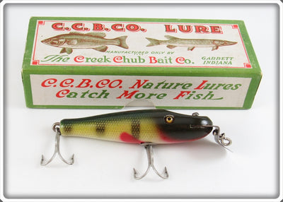 Vintage Creek Chub Perch Baby Pikie Lure In Box 901