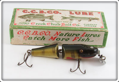 Creek Chub Natural Perch Baby Jointed Pikie Lure In Box 2701