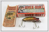 Vintage Heddon Perch Early River Runt Lure In Box 9110L 