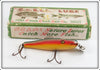 Vintage Creek Chub Rainbow Baby Pikie Lure In Box 908