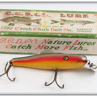 Vintage Creek Chub Rainbow Baby Pikie Lure In Box 908