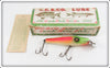 Vintage Creek Chub Rainbow Fire Baby Pikie Lure In Box 931