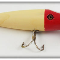 Vintage Creek Chub White And Red Baby Pikie Lure In Box 902 Vintage Creek Chub White And Red Baby Pikie Lure In Box 902