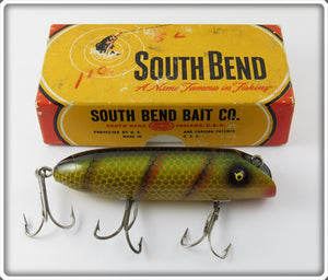South Bend Yellow Perch Bass Oreno In Correct Box 973 YP