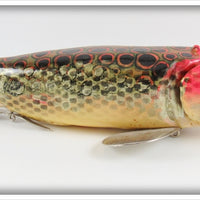 Vintage Bud Stewart Spotted Bullhead Decoy 