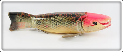Vintage Bud Stewart Spotted Bullhead Decoy 
