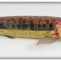 Vintage Bud Stewart Spotted Pike Decoy