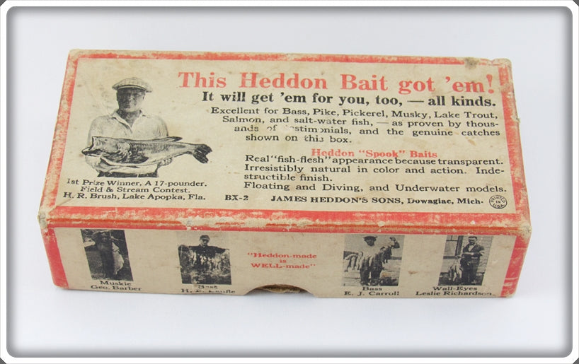 Heddon Empty Box For Chipmunk Crazy Crawler