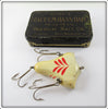 Howe's Red & White Vacuum Bait In Tin