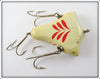 Howe's Red & White Vacuum Bait In Tin