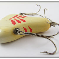 Howe's Red & White Vacuum Bait In Tin