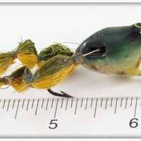 Phillips Green Pop N Kick Fly Rod Frog