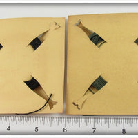 B.F. Gladding & Co Cane Pole Line Pair On Cards