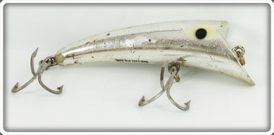 Vintage Heddon Nickel Plate Chrome Magnum Hedd Plug 8850 NP
