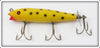 Creek Chub Special Yellow Black Spots Spinnered Darter