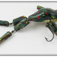 Folk Art Jointed Frog