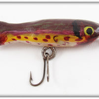 Vintage Unknown Trout Finish Fly Rod Minnow Lure