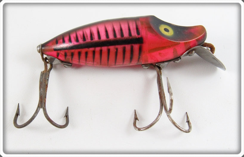 Heddon Spook Glow Red & Black Shore River Runt 9110 SG-XLB