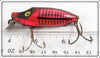 Heddon Spook Glow Red & Black Shore River Runt 9110 SG-XLB