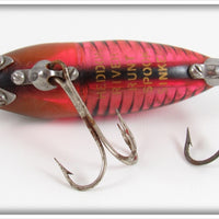 Heddon Spook Glow Red & Black Shore River Runt 9110 SG-XLB