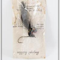 Tropical Bait Co Black & White Bugeyed Babbler Lure On Card