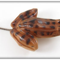 Vintage FS Burroughs Brown Croaker Frog Lure